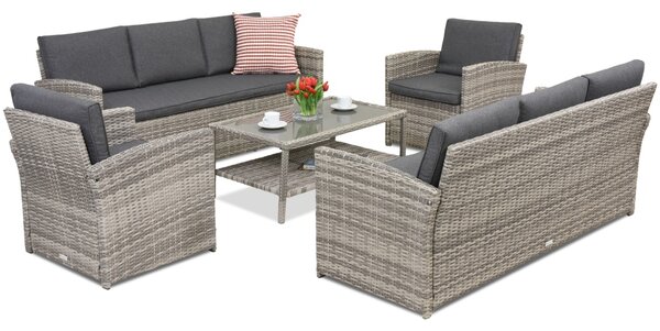 Zahradní nábytek Monaco Coffee 8 Garden Point světle šedý