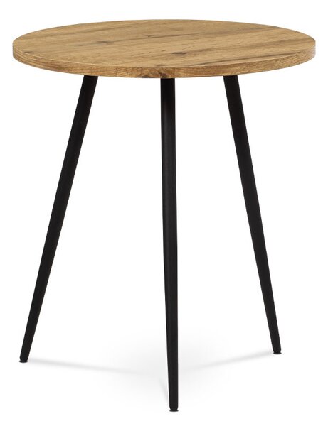 Přístavný stolek AF-3005 OAK - divoký dub/černá