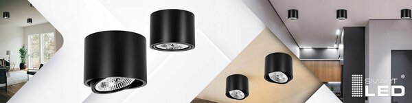 Přisazené bodové svítidlo AR111, patice GU10, IP20, 100 × 139 mm