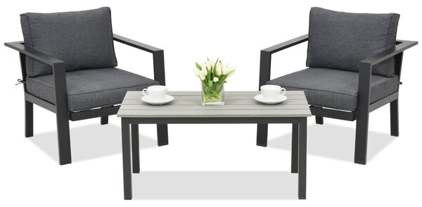 Hliníkový zahradní nábytek Sydney Terrace Garden Point antracit