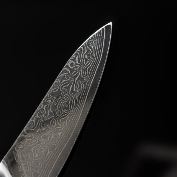 Gudaro - Damaškový kuchyňský nůž TAKUMI 3,5",67 vrstev oceli, délka 9,5 cm,ořech