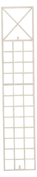 Mřížka na popínavé rostliny Trigo - 198 x 40 cm - Krémová antik