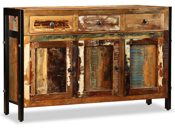 Příborník masivní recyklované dřevo 120 x 35 x 76 cm 243984
