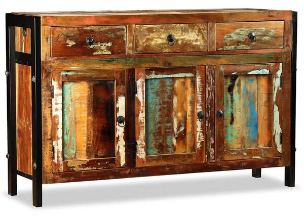 Příborník masivní recyklované dřevo 120 x 35 x 76 cm 243984