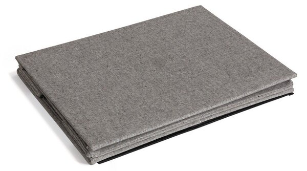 Šedý látkový úložný box s víkem 36x46x25 cm Soft Storage Large – Bigso