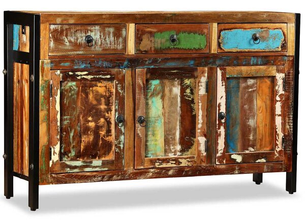 Příborník masivní recyklované dřevo 120 x 35 x 76 cm 243984