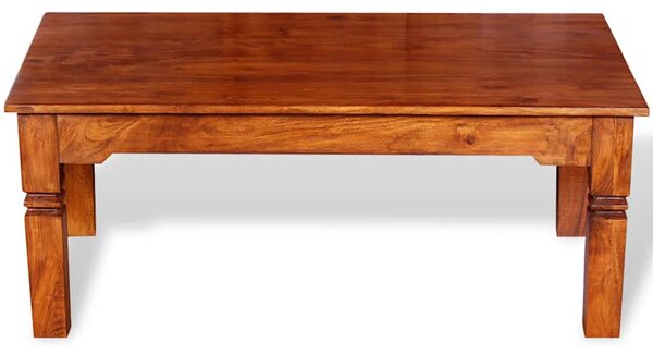 Konferenční stolek masivní dřevo 110 x 60 x 45 cm 244047