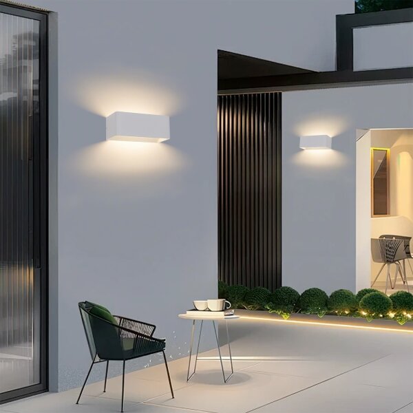 Brilagi - LED Venkovní nástěnné svítidlo DONNANI LED/7W/230V 20 cm bílá IP44