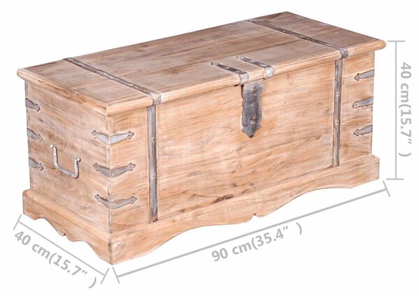 Úložná truhla akáciové dřevo 244053