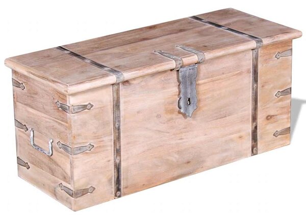 Úložné truhly sada 2 ks akáciové dřevo 244054