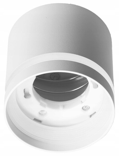 Bílé přisazené bodové svítidlo GX53, Ø 80 mm