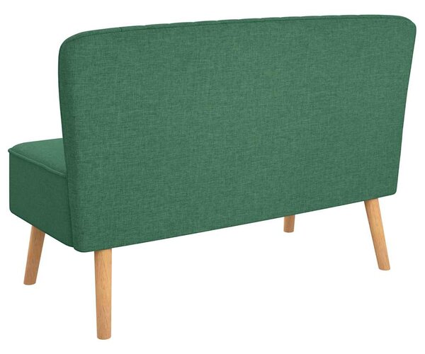 Pohovka textil 117 x 55,5 x 77 cm zelená 244073