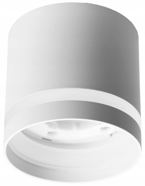Bílé přisazené bodové svítidlo GX53, Ø 80 mm