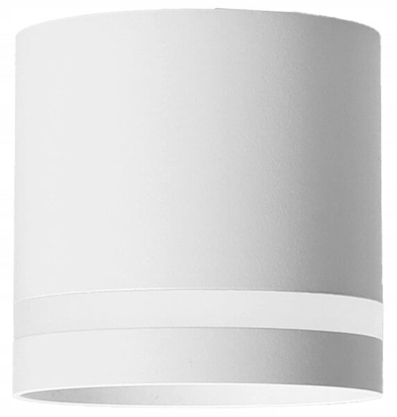 Bílé přisazené bodové svítidlo GX53, Ø 80 mm