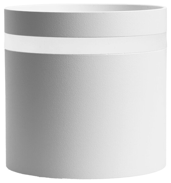 Bílé přisazené bodové svítidlo GX53, Ø 80 mm