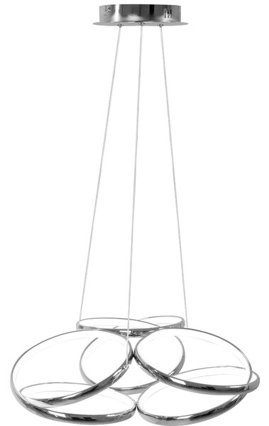 Toolight Moderní stropní svítidlo LED + PILOT APP795-CP Flat Chrome