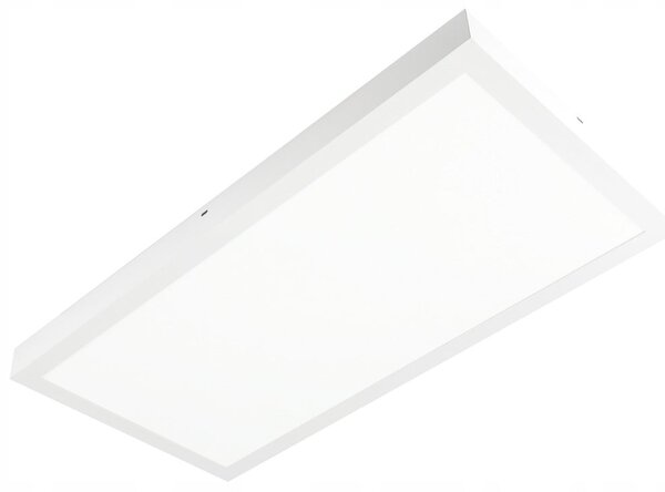 Přisazený LED panel 36 W, 30 × 60 cm, 3600 lm, neutrální bílá