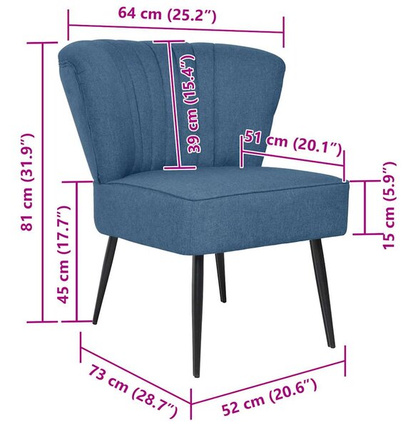 Koktejlová židle zelená textil 244098