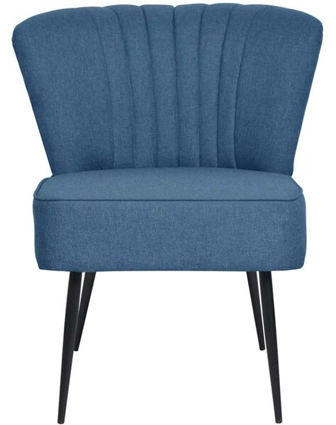 Koktejlová židle zelená textil 244098