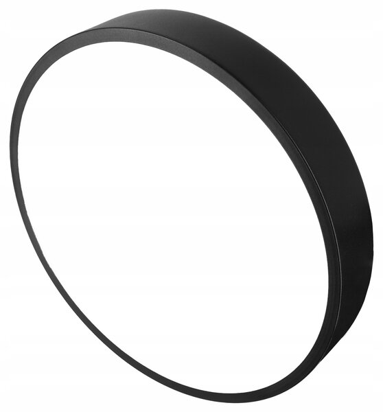 Černé kulaté stropní LED svítidlo 30 W, 30 cm, 3000 lm, neutrální bílá 4000 K