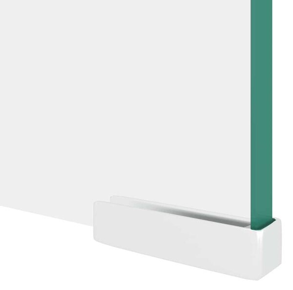 TV stolek / podstavec na monitor čiré sklo 90x30x13 cm 244130