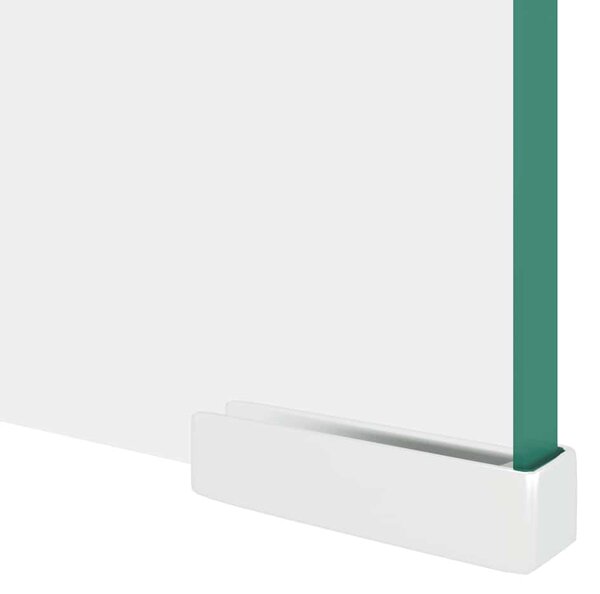 TV stolek / podstavec na monitor čiré sklo 110x30x13 cm 244132