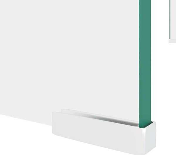 TV stolek / podstavec na monitor čiré sklo 80x30x13 cm 244129