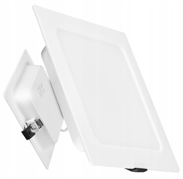 Bílý zápustný LED panel 6 W, 660 lm, neutrální bílá 4000 K, úhel 120°, Ø 12 cm