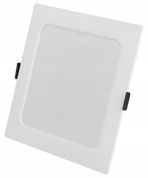 Bílý zápustný LED panel 6 W, 660 lm, neutrální bílá 4000 K, úhel 120°, Ø 12 cm