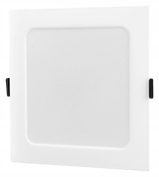 Bílý zápustný LED panel 6 W, 660 lm, neutrální bílá 4000 K, úhel 120°, Ø 12 cm