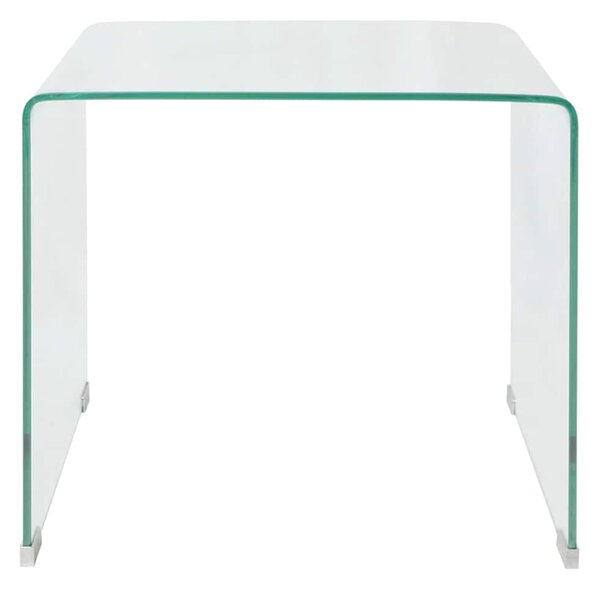 Konferenční stolek tvrzené sklo 49,5x50x45 cm čiré 244188