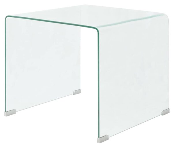 Konferenční stolek tvrzené sklo 49,5x50x45 cm čiré 244188