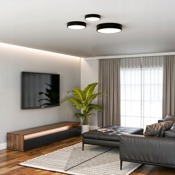 Kulaté stropní LED svítidlo 18 W, 1800 lm, 30 cm, s pohybovým čidlem, neutrální bílá, IP20