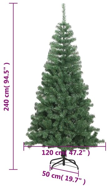 Umělý vánoční strom L 240 cm zelený 244192