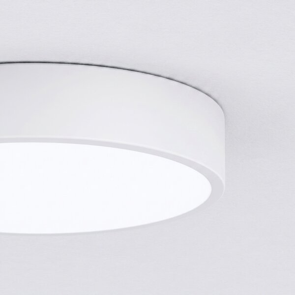 Bílé kulaté stropní LED svítidlo 18 W, 1800 lm, 30 cm, neutrální bílá, IP20