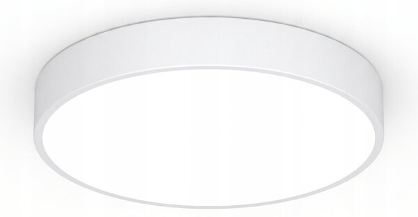 Bílé kulaté stropní LED svítidlo 100 W, 10000 lm, 75 cm, neutrální bílá, IP20