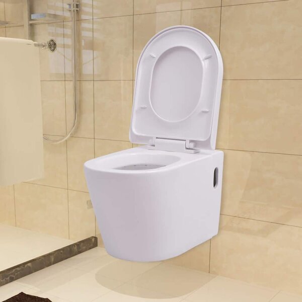 Závěsné WC keramické bílé 244270