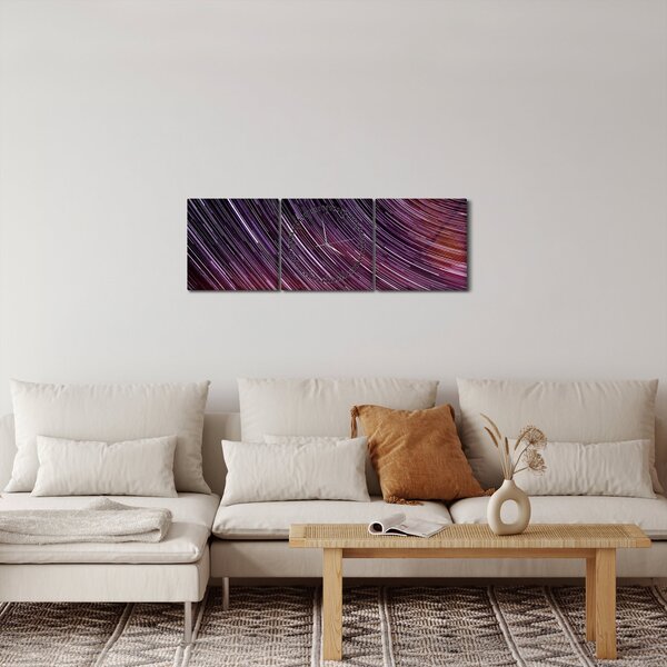 Obraz rozmazaných hvězd na oblozeObraz rozmazaných hviezd na oblohe (s hodinami) (90x30 cm)