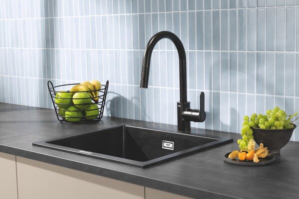 Grohe Get kuchyňská baterie stojící černá 314842431