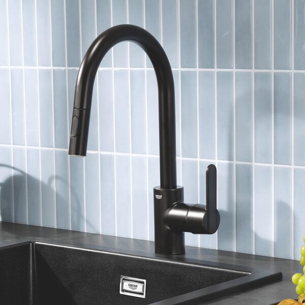 Grohe Get kuchyňská baterie stojící černá 314842431