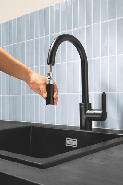 Grohe Get kuchyňská baterie stojící černá 314842431