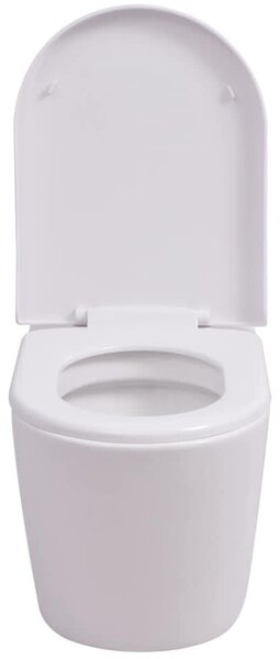 Závěsné WC keramické bílé 244270