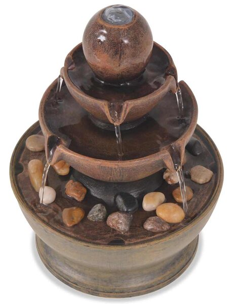 Interiérová fontána s pumpou, polyresin 244287