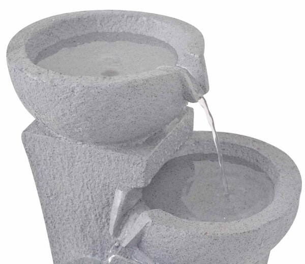 Interiérová fontána s LED osvětlením, polyresin 244290