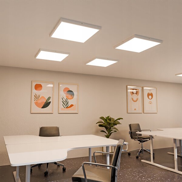 Přisazený LED panel 40 W, 5200 lm, 60 × 60 cm, neutrální bílá 4000 K