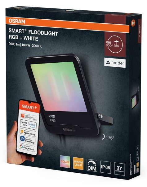 Venkovní reflektor SMART+ MATTER Floodlight 100W, RGBW
