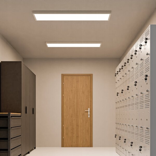 Kancelářský LED panel 60 W, 5400 lm, 30 × 120 cm, neutrální bílá