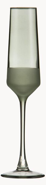 Sada sklenic na sekt z sodnovápeného skla Panama, 4 díly