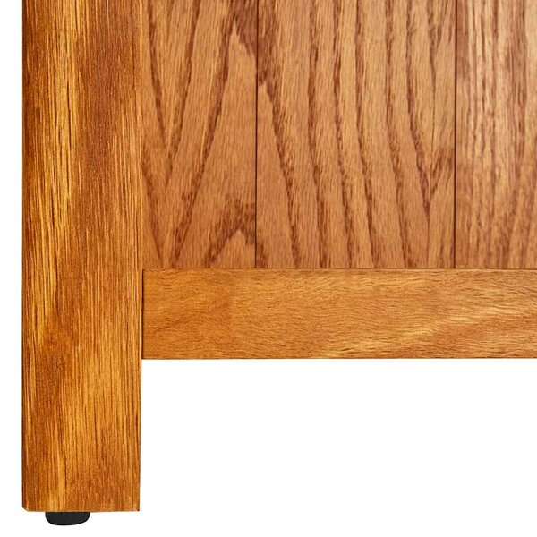 Knihovna se 3 policemi 70 x 22,5 x 82 cm masivní dubové dřevo 244468