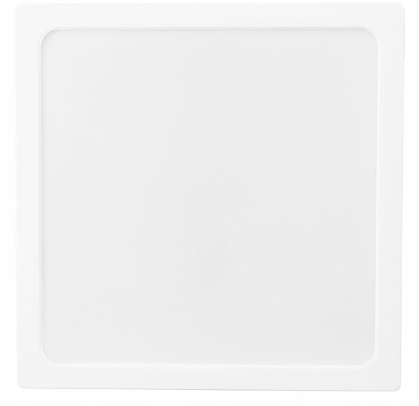 Bílé čtvercové stropní LED svítidlo 24 W, neutrální bílá